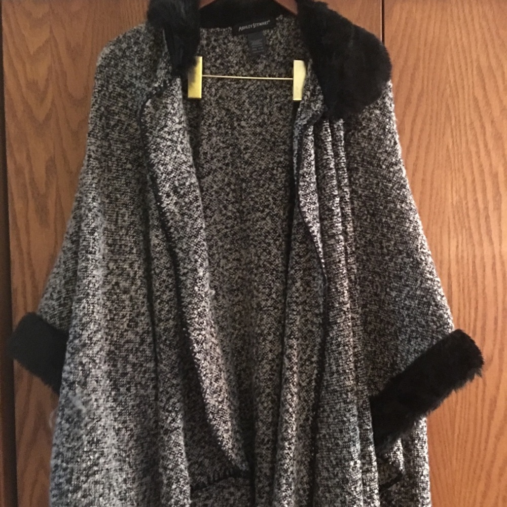 Ashley Stewart Cape Shrug Jacket.